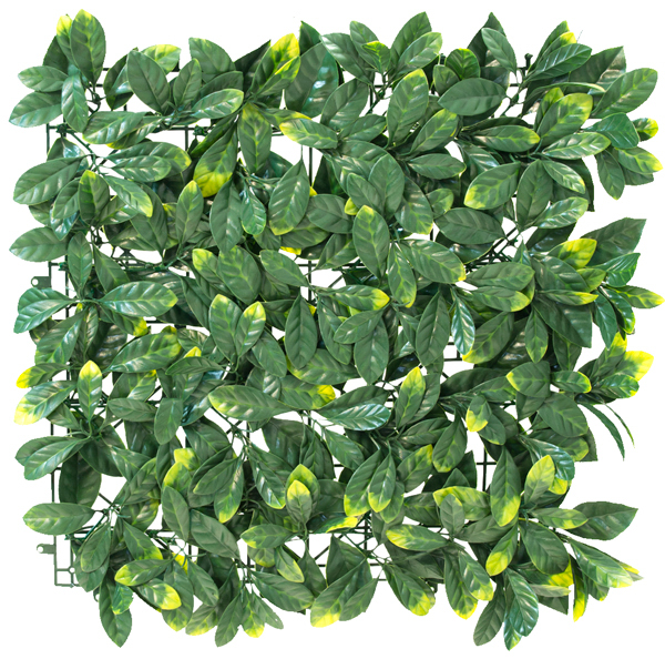 Laurel Leaf Artificial Garden Patio Outdoor Hedge Panels 50cm x 50cm