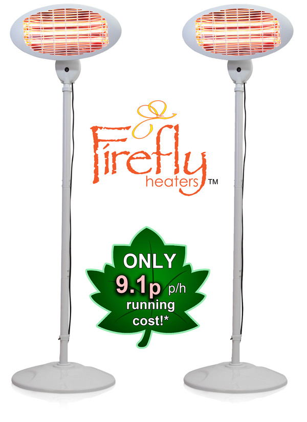Lampada riscaldante ad infrarossi a sospensione color rame con telecomando  - 2kW IP34 - della Firefly™ 89,99 €