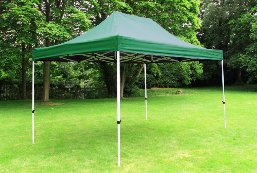 Gazebo pieghevole in Acciaio 3m x 4.5m – colore Verde 264,99 €