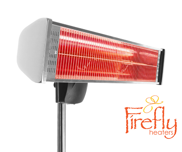 Lampada riscaldante ad infrarossi a sospensione color rame con telecomando  - 2kW IP34 - della Firefly™ 89,99 €