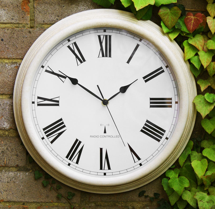 Orologio radiocomandato - Bianco anticato - 38cm - About Time™ 59,99 €