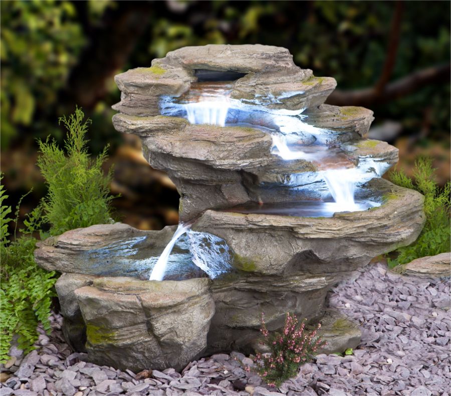 Fontana brucia incensi a cascata - Totem Blu – Iperverde